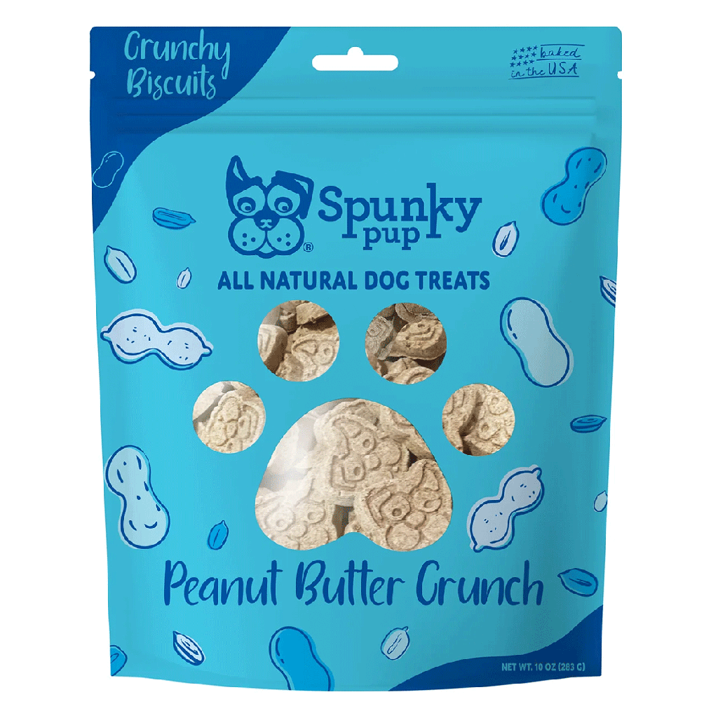 SPUNKY PUP Biscuits - Peanut Butter Crunch 10oz