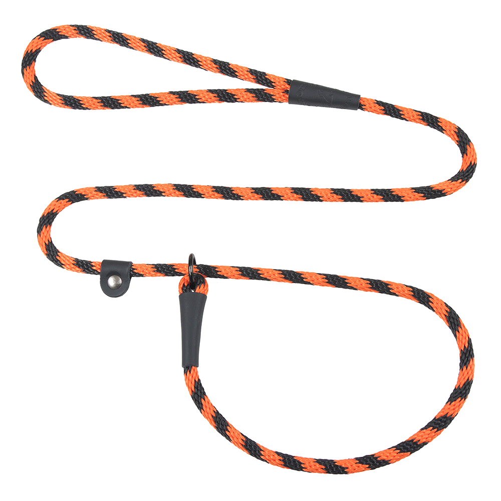 MENDOTA Slip Lead 3/8" x 6' Black & Orange