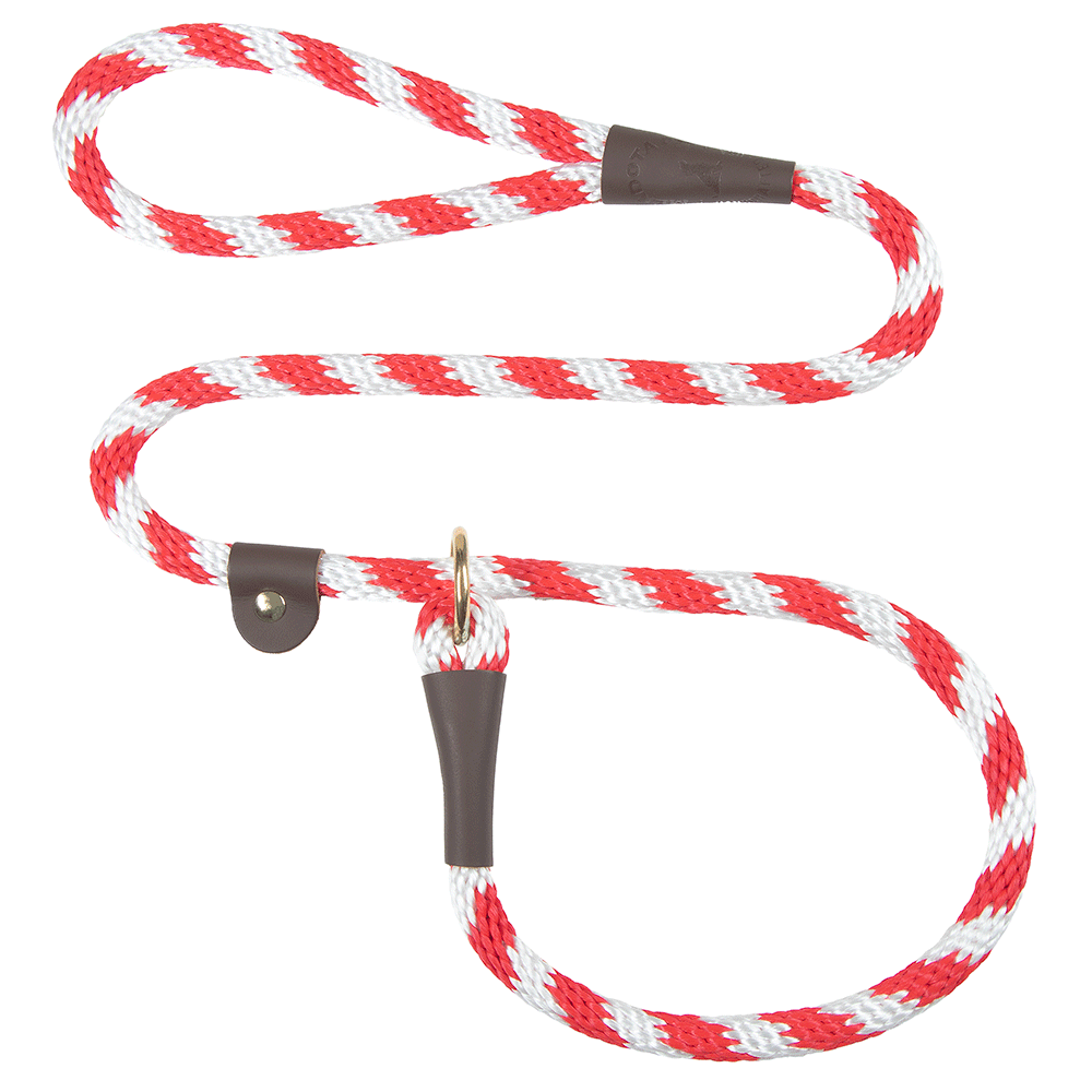 MENDOTA Slip Lead 1/2" x 6' Red & White