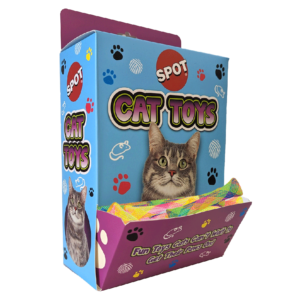 ETHICAL/SPOT Cat Display - Kitty Fun Tubes 96pc