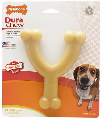 NYLABONE DuraChew Wishbone Wolf