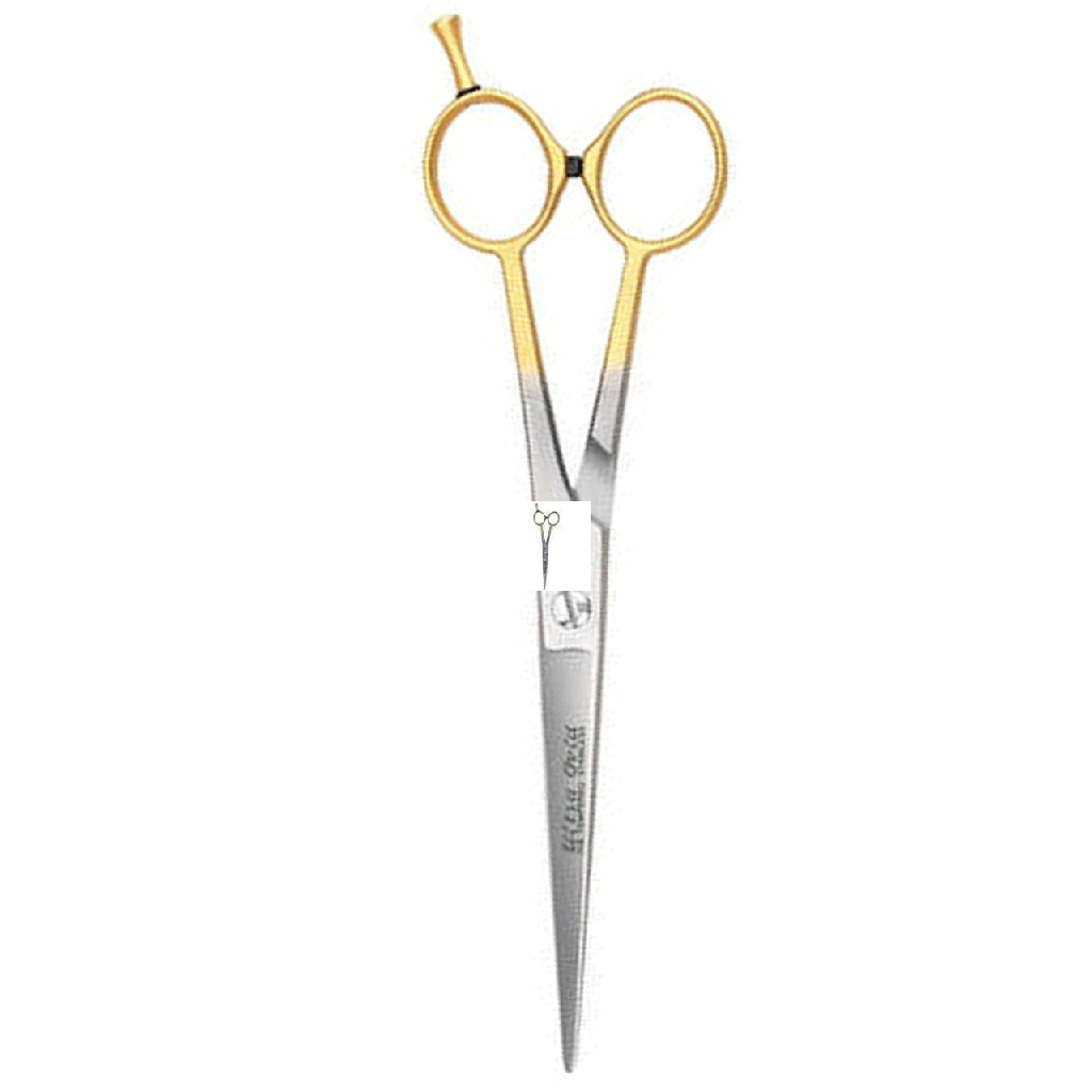 *DUBLDUCK Ultra Gold Ball-Tip Curved Shear - 6.5 Inch