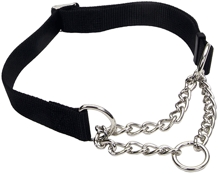 COASTAL Adjustable Check Choke Training Collar 5/8 x 10-14 Black