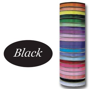 *RIBBON   #3  9/16  x 100 yards   Black