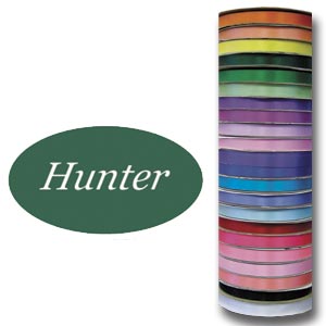 *RIBBON   #3 9/16  x 100 yards   Hunter Green