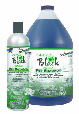 GROOMERS EDGE Emerald Black Shampoo 32:1 Gallon