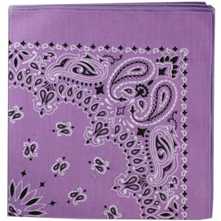 BANDANNA Paisley Lavendar