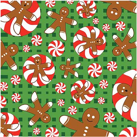 BANDANNA Gingerbread Men