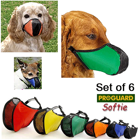 PROGUARD Softie Muzzle Set of 6