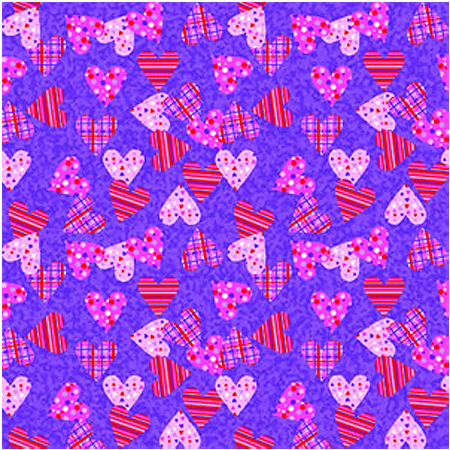 BANDANNA Plaid Polka Dot Heart