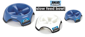 *JW PET Skid Stop Slow Feed Bowl - M