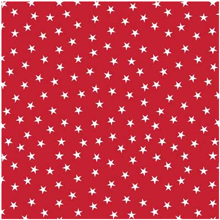 BANDANNA Twinkle Stars Red