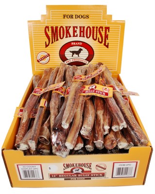 SMOKEHOUSE Bully Sticks 12 Inch 60ct Display