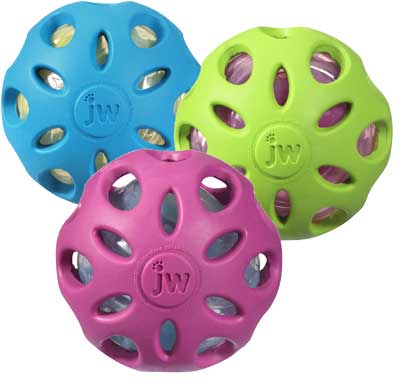 JW PET Crackle Heads Ball M