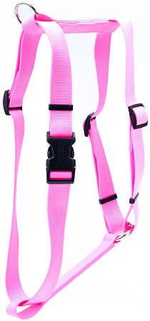 *COASTAL Adjustable Nylon Dog Harness M Bright Pink