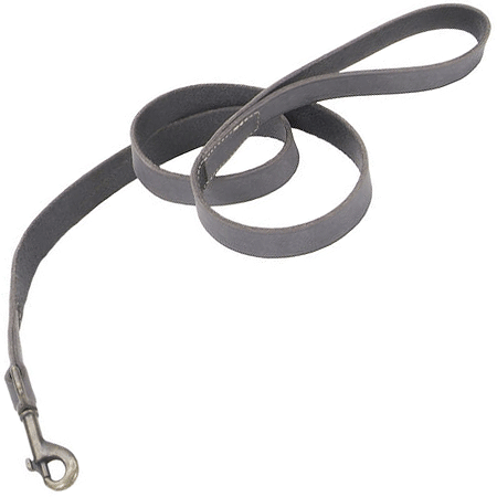 COASTAL Rustic Leather Leash - 5/8 In x 4' - Slate