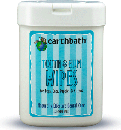 *EARTHBATH Tooth & Gum Wipes Peppermint & Baking Soda 25ct