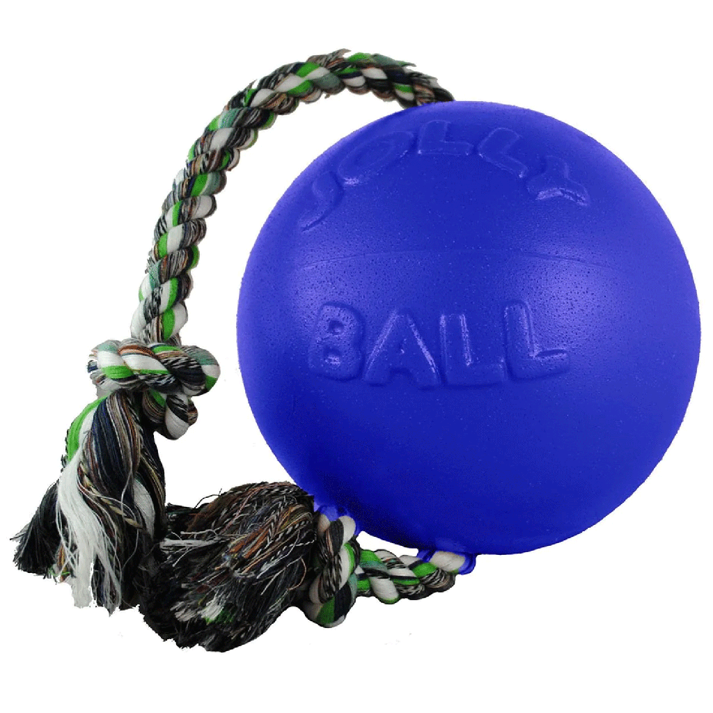 JOLLYPET Romp-n-Roll L 8" Blue