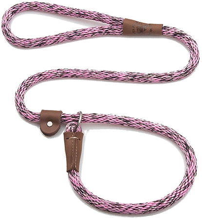 MENDOTA Slip Lead 3/8" x 6' Pink Camo