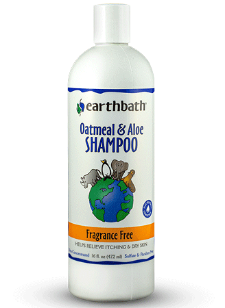 EARTHBATH Oatmeal & Aloe Shampoo Fragrance Free 16oz