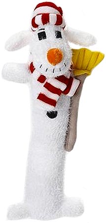 MULTIPET Holiday Loofa Dog Snowman Mini