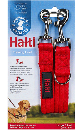 COMPANY OF ANIMALS Halti Training Leash L Red