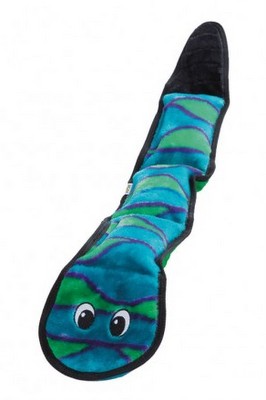 OUTWARD HOUND Invincibles Snake Blue/Green 3Sqk