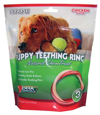 N-BONE Puppy Teething Ring 3pk