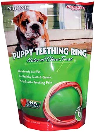 N-BONE Puppy Teething Ring 6pk