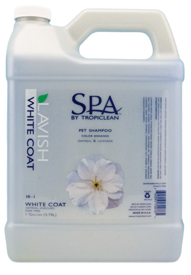 TROPICLEAN SPA Shampoo White Coat - Gallon