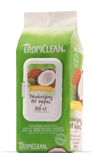 TROPICLEAN Wipes - Hypo 100ct