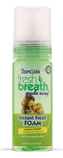 [TC00102] TROPICLEAN FreshBreath Fresh Mint Foam 4.5oz