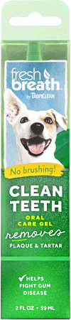 [TC00107] TROPICLEAN FreshBreath No Brush Clean Teeth Oral Care Gel 2oz