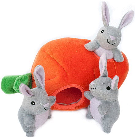 [ZP01230] ZIPPYPAWS Zippy Burrow Bunny 'n Carrot