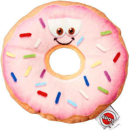 [E54424] *ETHICAL/SPOT Fun Food Donut 5.25in