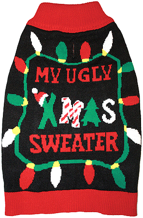 [FPH10461 XS] *-FASHION PET Holiday Ugly Xmas Sweater XS