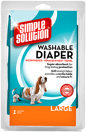 [B10594] *SIMPLE SOLUTION Washable Female Dog Diaper L 35-55#