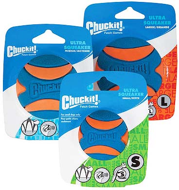 [PMT52068] CHUCKIT Ultra Squeaker Ball 1pk M