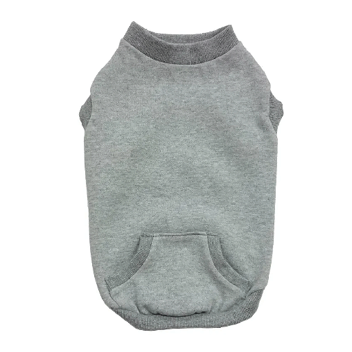 [FP55066 S] *FASHION PET Dog Sweatshirt Gray S