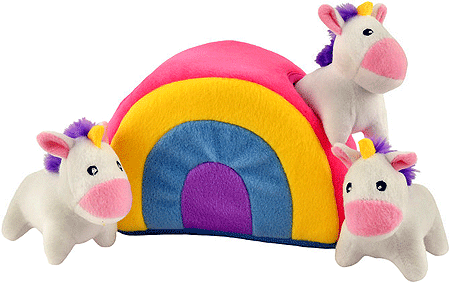 [ZP01908] *ZIPPYPAWS Zippy Burrow - Unicorns in Rainbow