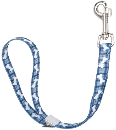 [CA6418-18 BLUEPLAID] COASTAL Groom Loop 18" x 5/8" Blue Plaid