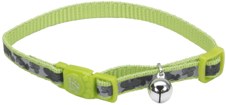 [CA46741 LIME] COASTAL Lazer Brite Cat Safe Collar 8-12" Lime