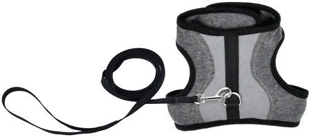 [CA16326 SMALL] COASTAL Adjustable Cat Wrap Harness w/Leash S