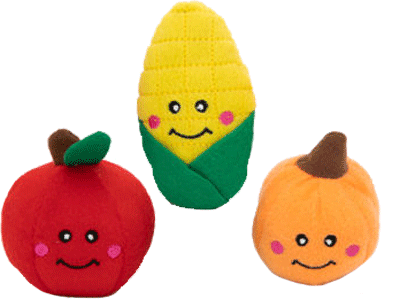 [ZPH01975] ZIPPY PAWS Miniz 3-Pack Fall Harvest