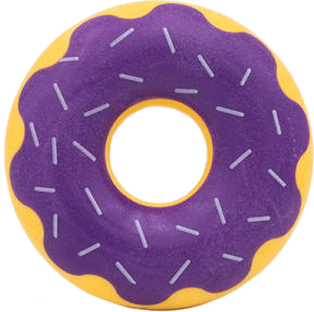 [ZPH01450] *ZIPPY PAWS Halloween ZippyTuff Donutz Grape Jelly