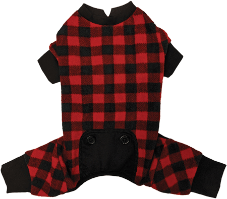 [FP20082 L] *FASHION PET Buffalo Plaid PJ's L