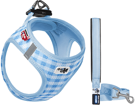 [CUR82362] *CURLI Puppy Set Sky Blue XS/Leash M