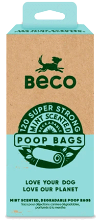 [BEC75476] *BECO Mint Scented Poop Bags 120ct