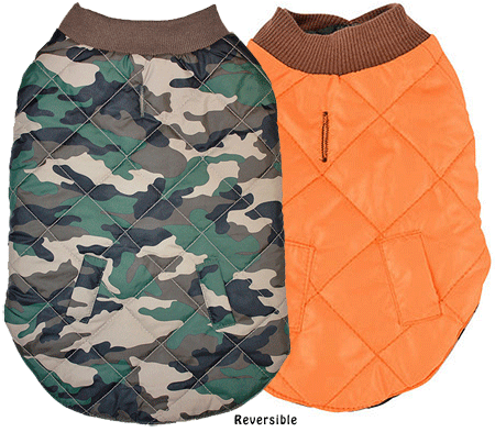 [FP70218 L] *FASHION PET Camouflage Jacket L