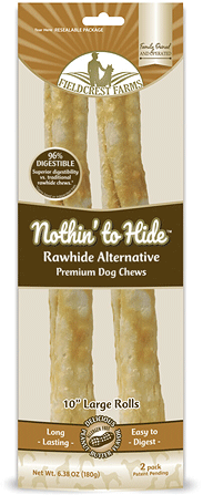 [FF63169] FIELDCREST FARMS Nothin' To Hide 10" Large Rolls 2pk Peanut Butter